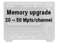 Keysight HD3MEM-050 Memory Upgrade, 20 Mpts to 50 Mpts/Channel